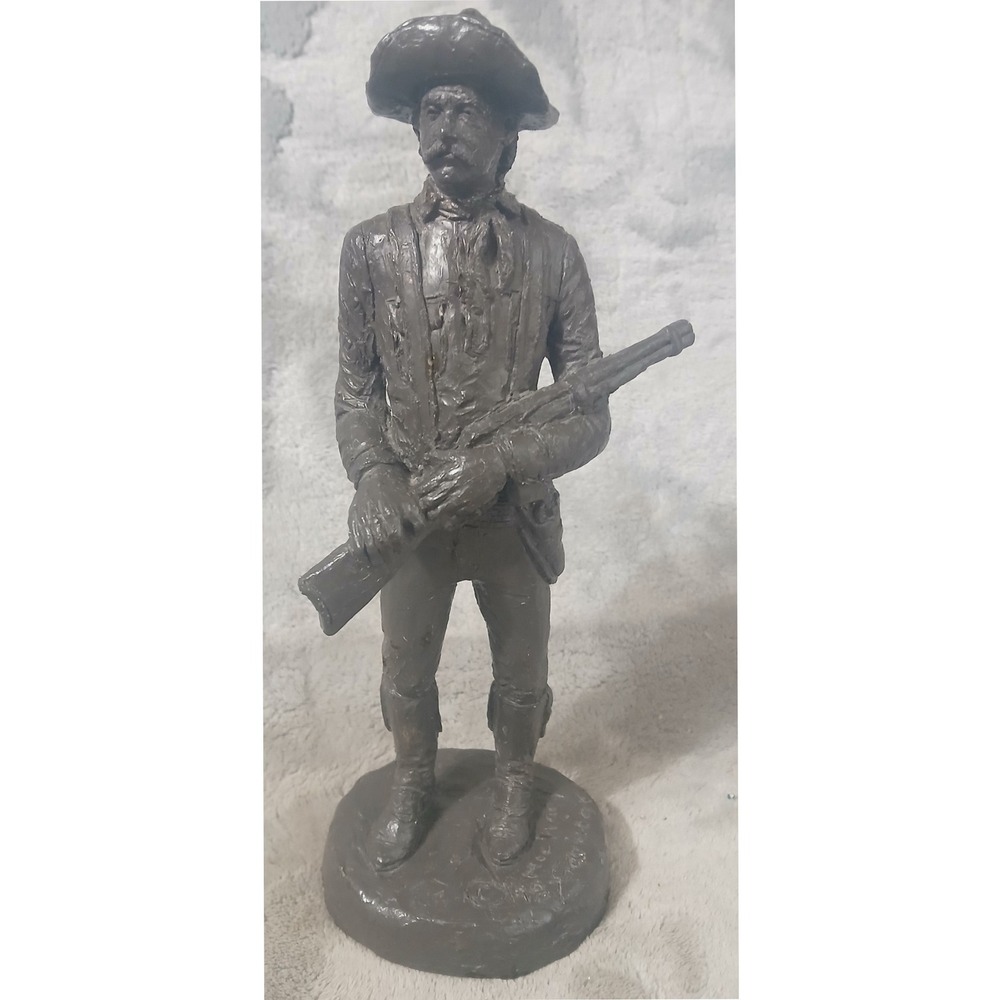 Michael Garman 1987 The Rifleman Cowboy Sculpture Vintage Western Figurine 9.5in